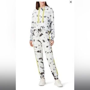 Central Park West - Tie Dye Hoodie Jogger Matching Set - Small S